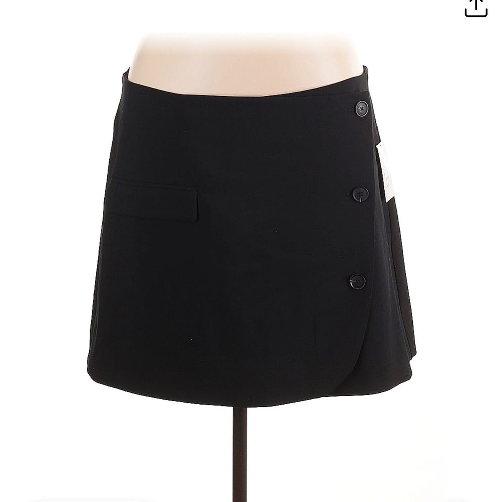 Button up skirt - black size 10